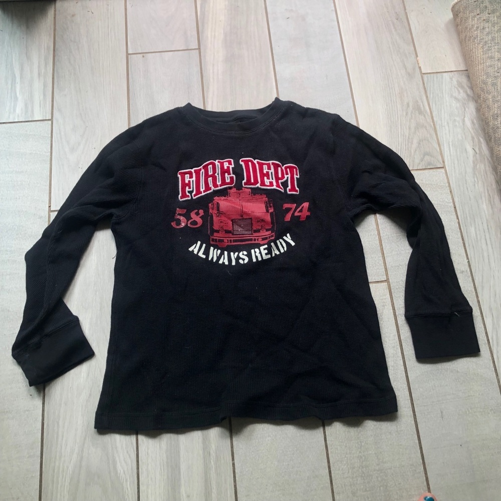 Gymboree Waffle Shirt boys size 8 long sleeve